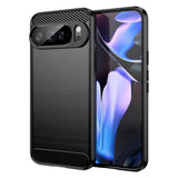 Husa de protectie Techsuit Carbon Silicone compatibil cu Google Pixel 10 Pro XL, Negru