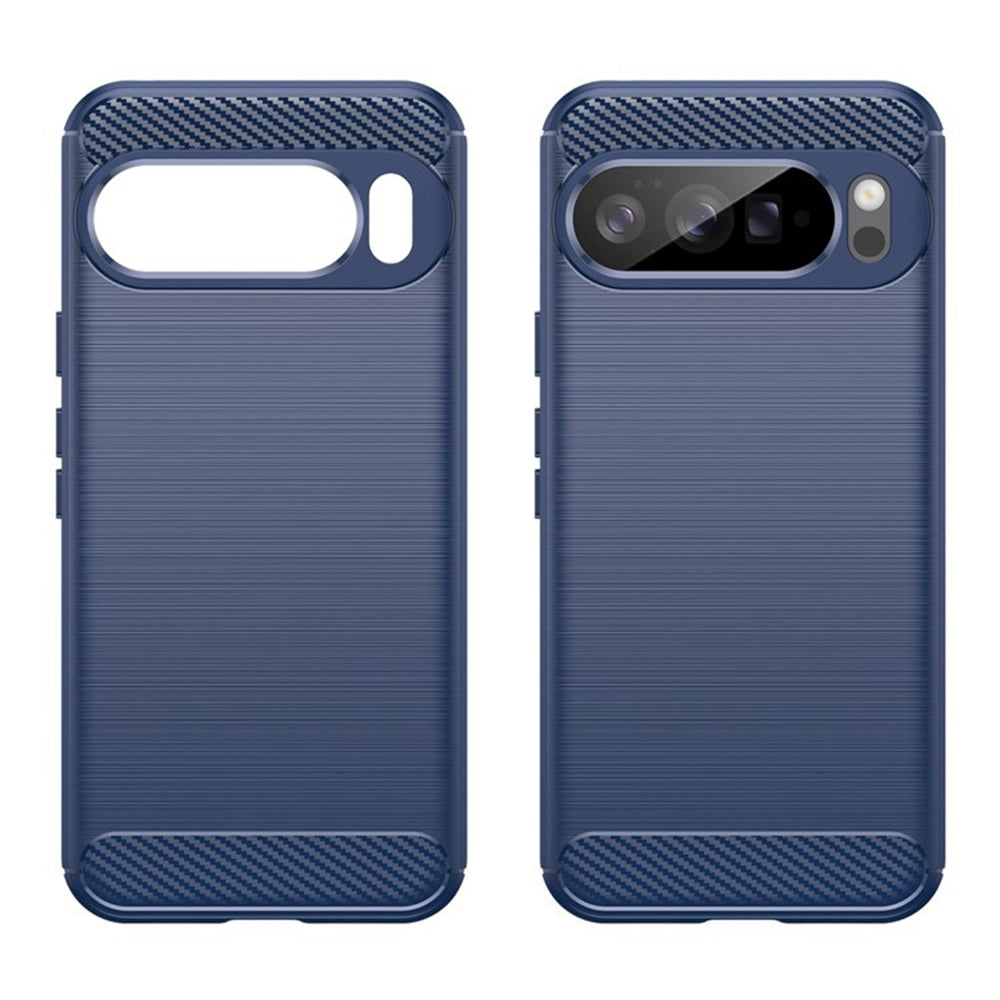Husa de protectie Techsuit Carbon Silicone compatibil cu Google Pixel 10 Pro XL, Albastru