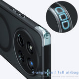 Husa de protectie Techsuit PureFrost MagSafe compatibil cu Honor Magic7 Lite / X9c, Negru Mat