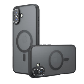Husa de protectie Techsuit PureFrost MagSafe compatibil cu iPhone 17, Negru Mat