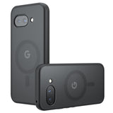 Husa de protectie Techsuit PureFrost MagSafe compatibil cu Google Pixel 9a, Negru Mat