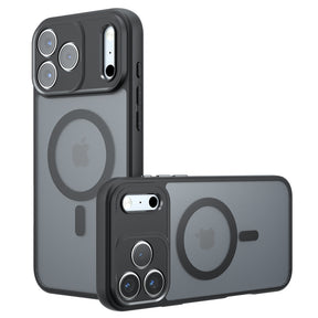 Husa de protectie Techsuit PureFrost MagSafe compatibil cu iPhone 17 Pro Max, Negru Mat