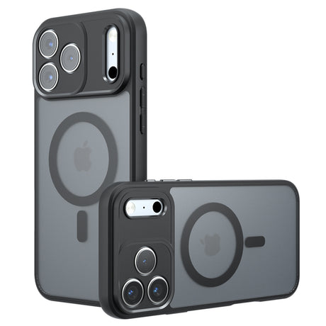 Husa de protectie Techsuit PureFrost MagSafe compatibil cu iPhone 17 Pro Max, Negru Mat