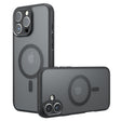 Husa de protectie Techsuit PureFrost MagSafe compatibil cu iPhone 16 Pro Max, Negru Mat