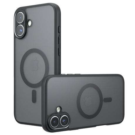 Husa de protectie Techsuit PureFrost MagSafe compatibil cu iPhone 16, Negru Mat