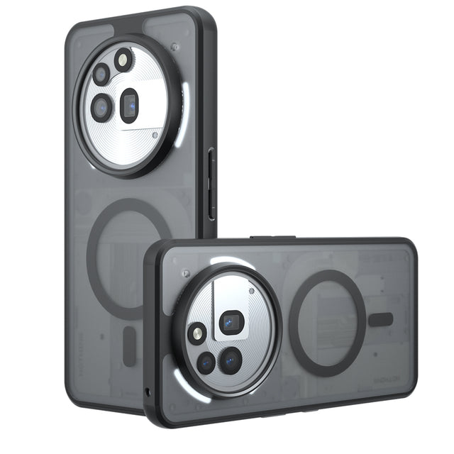Husa de protectie Techsuit PureFrost MagSafe compatibil cu Nothing Phone (3a) Pro, Negru Mat