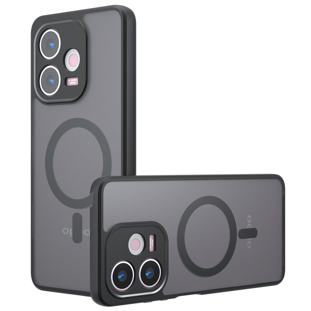 Husa de protectie Techsuit PureFrost MagSafe compatibil cu Oppo A5 Pro 4G / A5 Pro 5G, Negru Mat