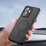 Husa de protectie Techsuit PureFrost MagSafe compatibil cu Oppo Reno13 F 4G / Reno13 F 5G / Reno13 FS 5G, Negru Mat