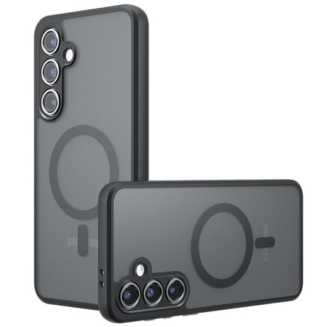 Husa de protectie Techsuit PureFrost MagSafe compatibil cu Samsung Galaxy S24 FE, Negru Mat