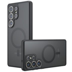 Husa de protectie Techsuit PureFrost MagSafe compatibil cu Samsung Galaxy S25 Ultra, Negru Mat