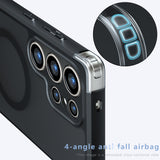 Husa de protectie Techsuit PureFrost MagSafe compatibil cu Samsung Galaxy S23 Ultra, Negru Mat