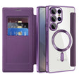 Husa de protectie Techsuit SmartMag Book compatibil cu Samsung Galaxy S25 Ultra, Mov
