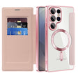 TechSuit Husa de protectie Techsuit SmartMag Book compatibil cu Samsung Galaxy S25 Ultra, Roz