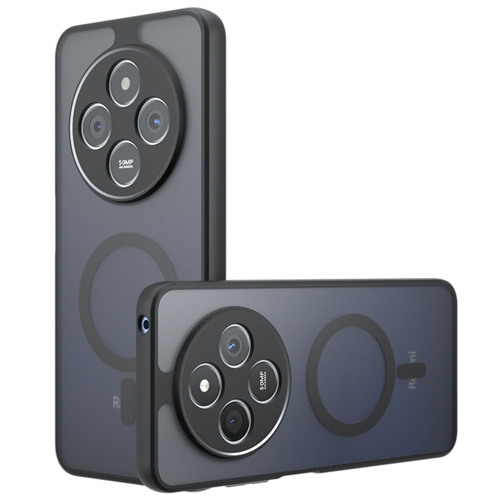 Husa de protectie Techsuit PureFrost MagSafe compatibil cu Xiaomi Redmi 14C, Negru Mat