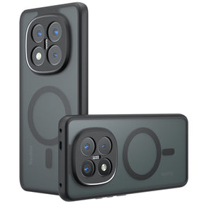 Husa de protectie Techsuit PureFrost MagSafe compatibil cu Xiaomi Redmi Note 14 Pro 5G / Poco X7, Negru Mat