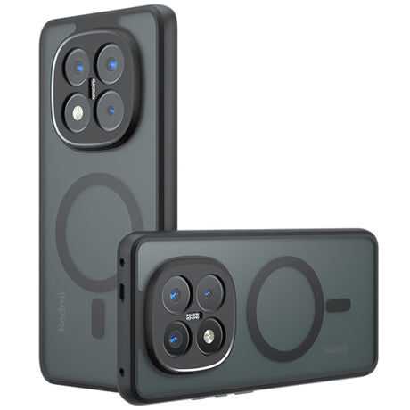 Husa de protectie Techsuit PureFrost MagSafe compatibil cu Xiaomi Redmi Note 14 Pro 5G / Poco X7, Negru Mat