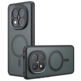 Husa de protectie Techsuit PureFrost MagSafe compatibil cu Xiaomi Redmi Note 14 Pro+ 5G, Negru Mat
