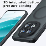 Husa de protectie Techsuit PureFrost MagSafe compatibil cu Xiaomi Redmi Note 14 Pro+ 5G, Negru Mat