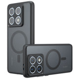 Husa de protectie Techsuit PureFrost MagSafe compatibil cu Xiaomi 14T Pro, Negru Mat