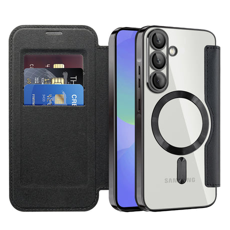 TechSuit Husa de protectie Techsuit SmartMag Book compatibil cu Samsung Galaxy A36 5G, Negru