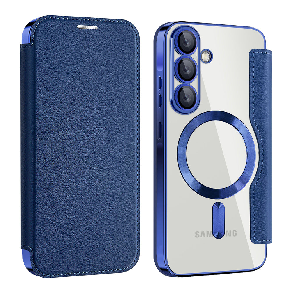 Husa de protectie Techsuit SmartMag Book compatibil cu Samsung Galaxy A26 5G, Albastru