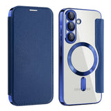 Husa de protectie Techsuit SmartMag Book compatibil cu Samsung Galaxy A26 5G, Albastru