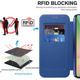 Husa de protectie Techsuit SmartMag Book compatibil cu Samsung Galaxy A26 5G, Albastru