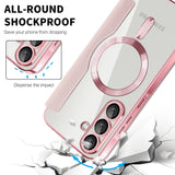 Husa de protectie Techsuit SmartMag Book compatibil cu Samsung Galaxy A26 5G, Roz