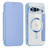Husa de protectie Techsuit SmartMag Book compatibil cu Google Pixel 10 Pro XL, Albastru Deschis