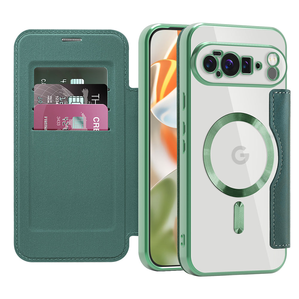 Husa de protectie Techsuit SmartMag Book compatibil cu Google Pixel 10 Pro XL, Verde