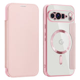 Husa de protectie Techsuit SmartMag Book compatibil cu Google Pixel 10 Pro XL, Roz