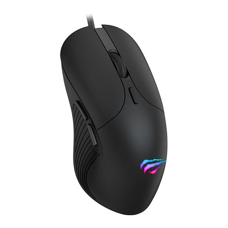 Tastatura/Mouse Havit Wired Gaming Mouse (MS1020WB), with RGB Lights, 4200DPI, Erginomic Design, USB 5V, Negru