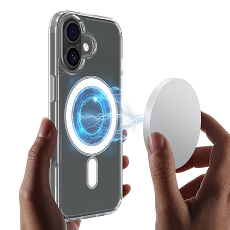 Husa de protectie Techsuit MagSafe Pro compatibil cu iPhone 17, Transparent