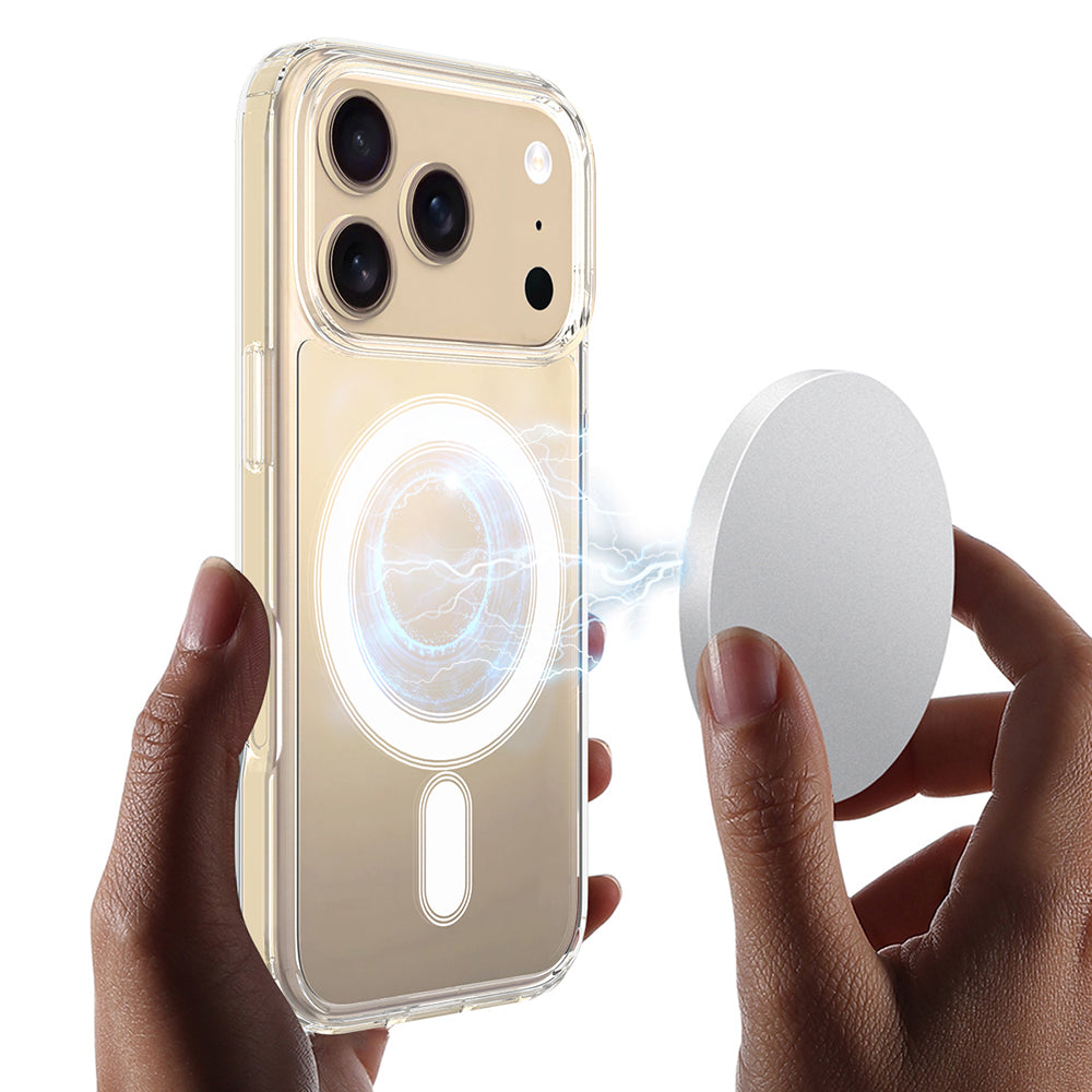 Husa de protectie Techsuit MagSafe Pro compatibil cu iPhone 17 Pro, Transparent