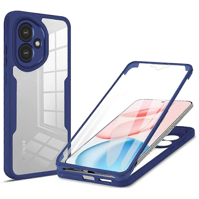 Folie de protectie Techsuit ColorVerse 360 Series + compatibil cu Honor 400, Albastru