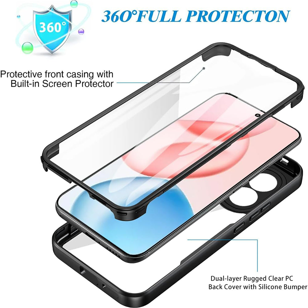 Folie de protectie Techsuit ColorVerse 360 Series + compatibil cu Honor 400, Roz