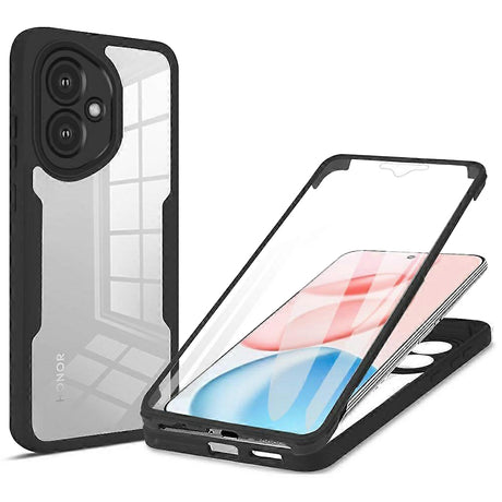 Husă + folie Techsuit pentru Honor 400, neagră