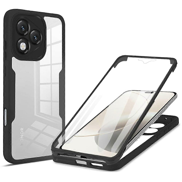 Folie de protectie Techsuit ColorVerse 360 Series + compatibil cu Honor 400 Lite, Negru
