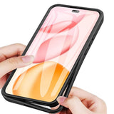 Folie de protectie Techsuit ColorVerse 360 Series + compatibil cu Honor 400 Lite, Negru