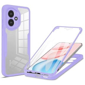 Folie de protectie Techsuit ColorVerse 360 Series + compatibil cu Honor 400, Mov