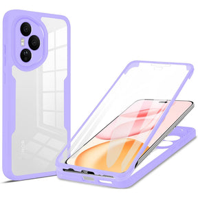 Folie de protectie Techsuit ColorVerse 360 Series + compatibil cu Honor 400 Pro, Mov