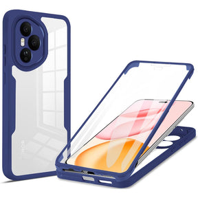 Folie de protectie Techsuit ColorVerse 360 Series + compatibil cu Honor 400 Pro, Albastru