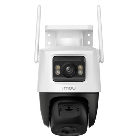 Imou Outdoor Camera Cruiser Dual 2 PRO (IPC-S7XFP-8U0WED), 4+4MP, AI IMOU SENSE, Wi-Fi 6, Dual IR, PT, Alarm, IP65, Alb