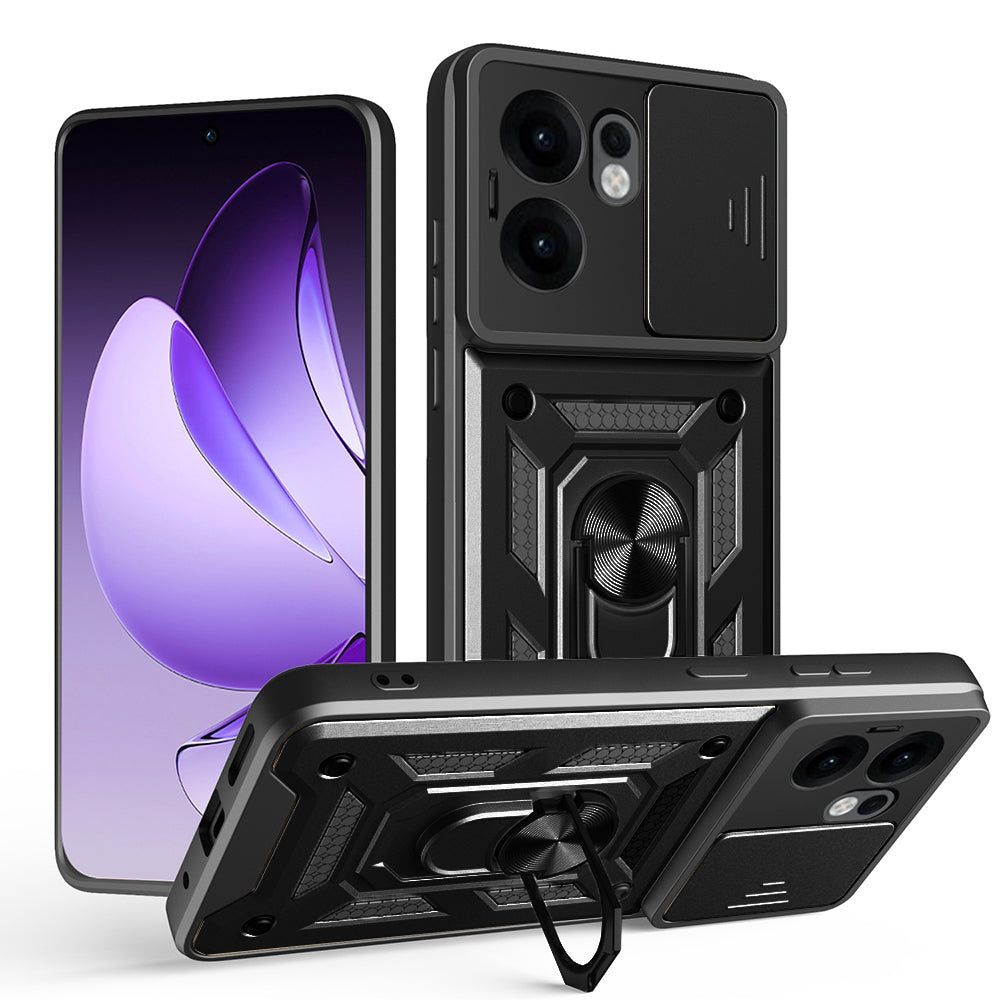 Husa de protectie Techsuit CamShield Series compatibil cu Oppo Reno13 F 4G / Reno13 F 5G / Reno13 FS 5G, Negru