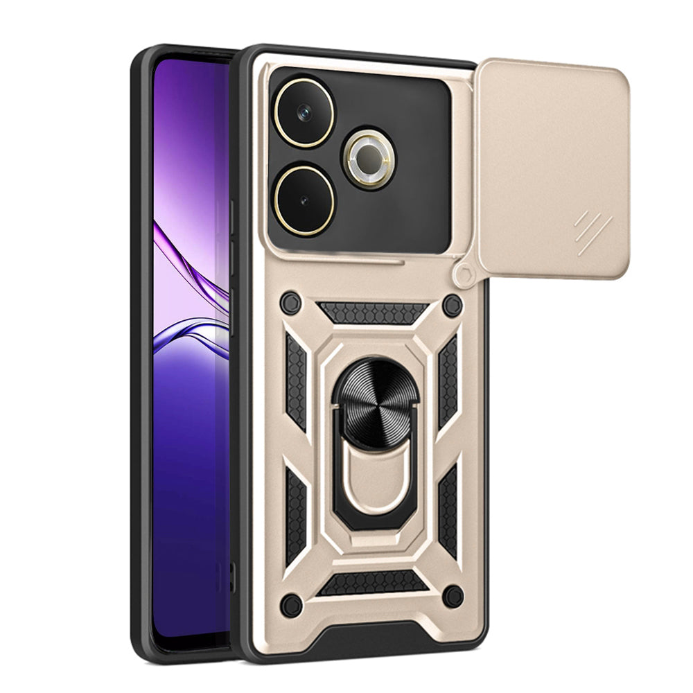 Husa de protectie Techsuit CamShield Series compatibil cu Oppo A5 Pro 4G / A5 Pro 5G, Auriu