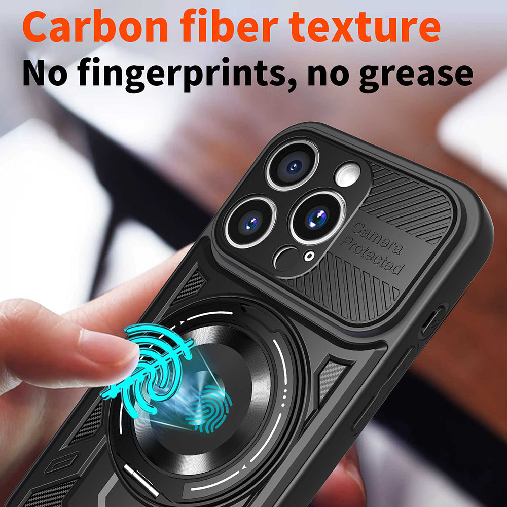 Husa de protectie Techsuit RuggedCam compatibil cu iPhone 15 Pro, Mov