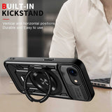 Husa de protectie Techsuit RuggedCam compatibil cu iPhone 16e / iPhone 17e, Negru