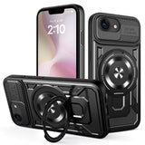 Husa de protectie Techsuit RuggedCam compatibil cu iPhone 16e / iPhone 17e, Negru