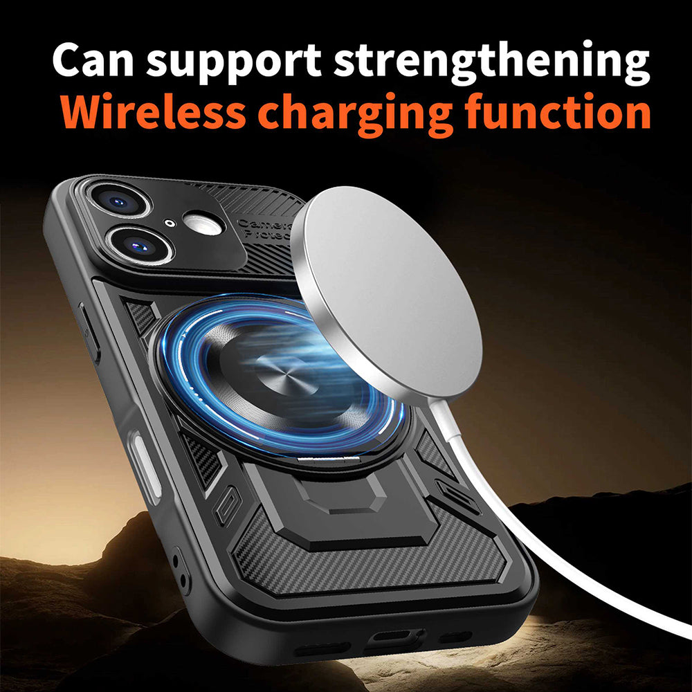 Husa de protectie Techsuit RuggedCam compatibil cu iPhone 16 Plus, Albastru