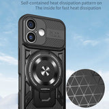 Husa de protectie Techsuit RuggedCam compatibil cu iPhone 16 Plus, Mov